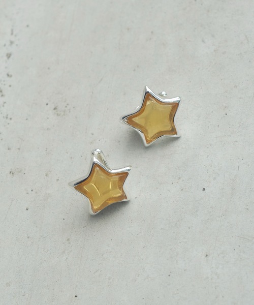 GOLDY（ゴールディ）の「ドゥードゥル スター ピアス（ピアス（両耳用）・レディース・グリーン/グレー/ブルー/イエロー・FREE）」の5枚目の写真