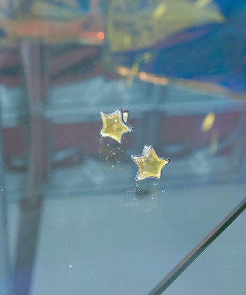 GOLDY（ゴールディ）の「ドゥードゥル スター ピアス（ピアス（両耳用）・レディース・グリーン/グレー/ブルー/イエロー・FREE）」の11枚目の写真