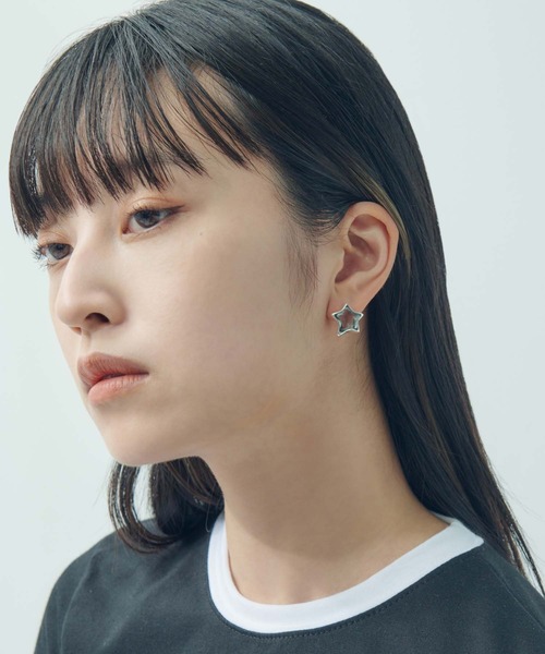 GOLDY（ゴールディ）の「ドゥードゥル スター ピアス（ピアス（両耳用）・レディース・グリーン/グレー/ブルー/イエロー・FREE）」の15枚目の写真