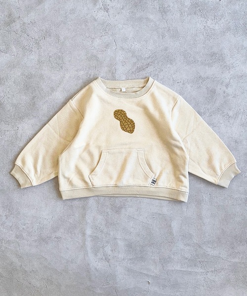 HOGAN RANCH WEAR（ホーガンランチウエア）の「カンガルーポケットトレーナー（スウェット・キッズ・イエロー/グレー/アイボリー/レッド・100/80/110/95/90/150/140/130/120）」の14枚目の写真