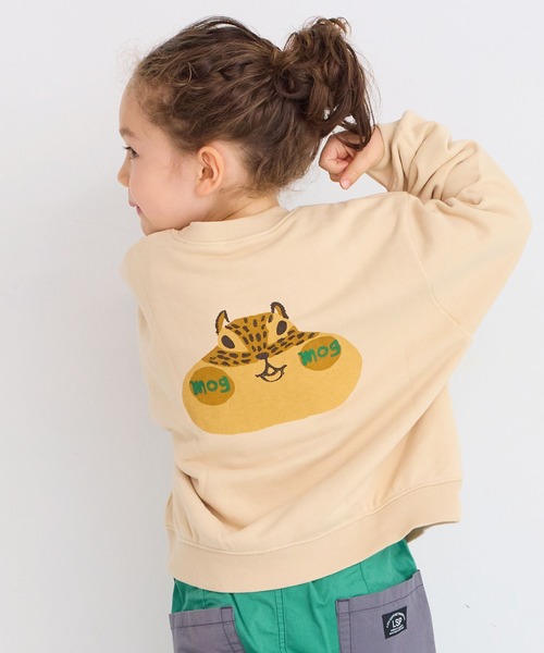 HOGAN RANCH WEAR（ホーガンランチウエア）の「カンガルーポケットトレーナー（スウェット・キッズ・イエロー/グレー/アイボリー/レッド・100/80/110/95/90/150/140/130/120）」の21枚目の写真