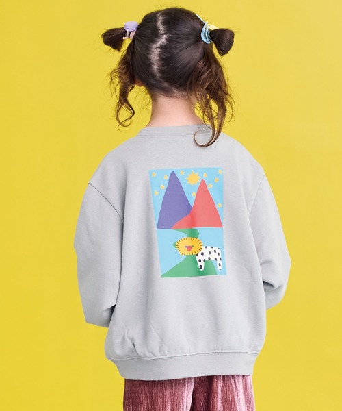 HOGAN RANCH WEAR（ホーガンランチウエア）の「カンガルーポケットトレーナー（スウェット・キッズ・イエロー/グレー/アイボリー/レッド・100/80/110/95/90/150/140/130/120）」の20枚目の写真