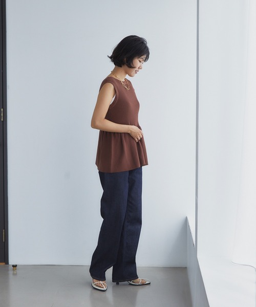 YANUK（ヤヌーク）の「ボーイズストレート"LEA"（デニムパンツ・レディース・インディゴブルー・22inch/23inch/24inch/25inch/26inch/27inch/21inch）」の13枚目の写真