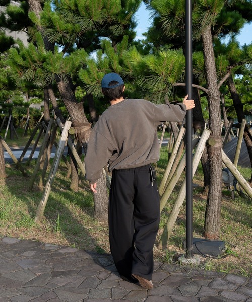 Perushu（ペルーシュ）の「ダブルニーアソートスラックス（スラックス・メンズ・ブラック/グレー/ネイビー/ダークブラウン・SMALL/MEDIUM/LARGE）」の5枚目の写真