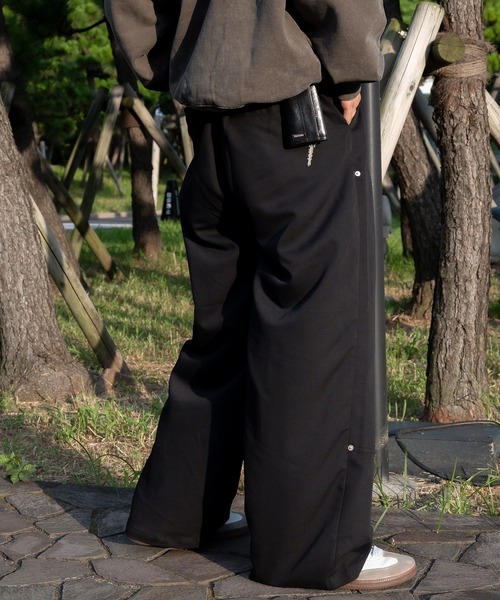 Perushu（ペルーシュ）の「ダブルニーアソートスラックス（スラックス・メンズ・ブラック/グレー/ネイビー/ダークブラウン・SMALL/MEDIUM/LARGE）」の9枚目の写真