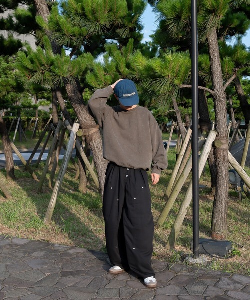 Perushu（ペルーシュ）の「ダブルニーアソートスラックス（スラックス・メンズ・ブラック/グレー/ネイビー/ダークブラウン・SMALL/MEDIUM/LARGE）」の11枚目の写真