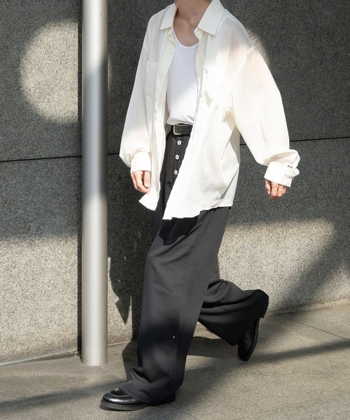 Perushu（ペルーシュ）の「ダブルニーアソートスラックス（スラックス・メンズ・ブラック/グレー/ネイビー/ダークブラウン・SMALL/MEDIUM/LARGE）」の19枚目の写真