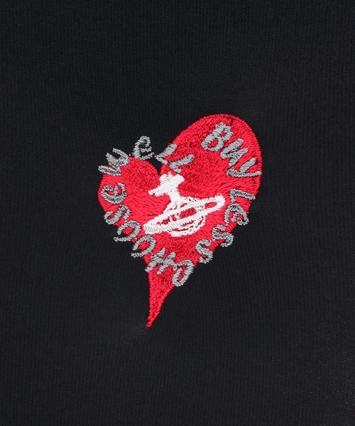 Vivienne Westwood ACCESSORIES（ヴィヴィアンウエストウッドアクセサリー）の「BLCW ハートタイツ【249159 7601L】（タイツ/ストッキング・レディース・ブラック・LL2/ML）」の2枚目の写真