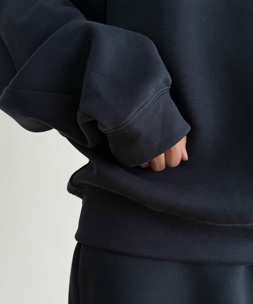 CANAL JEAN（キャナルジーン）の「El mar　ロゴスウェットSETUP（セットアップ・レディース・ネイビー/ブラウン・SMALL）」の21枚目の写真