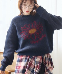 RETRO GIRL | 花柄ジャガードNTPO(ニット/セーター)