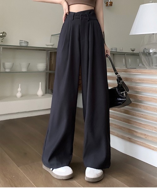 Per sist ence(パーシエンス)の「クロスウエスト ハイウエストストレートパンツ(その他パンツ・レディース・ダークグレー/ホワイト/ピンク/ブラック・LARGE/SMALL/MEDIUM)」の18枚目の写真