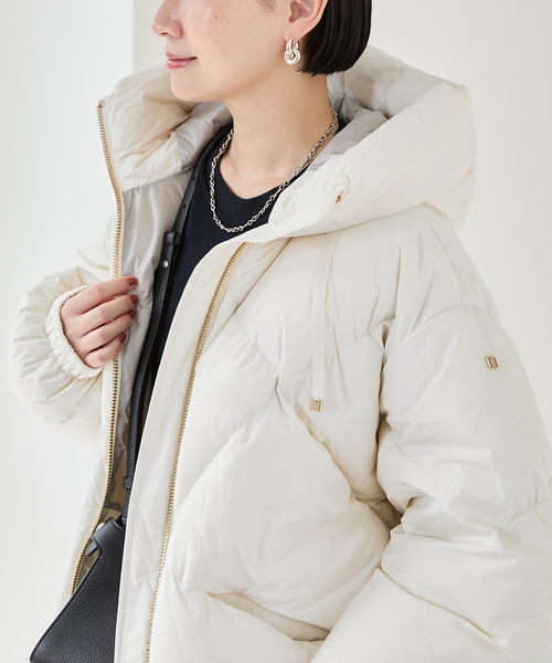 DUNO ダウンジャケット ゴールド金具 40 DUNO（デュノ）の「DUNO（デュノ） 別注 PEGGIE 金具Gold（ダウン