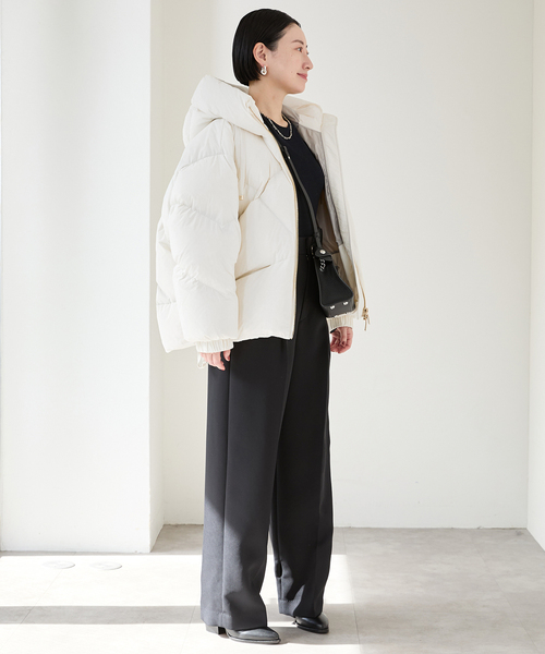 DUNO ダウンジャケット ゴールド金具 40 DUNO（デュノ）の「DUNO（デュノ） 別注 PEGGIE 金具Gold（ダウン