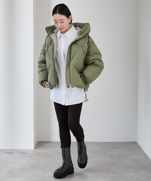 DUNO ダウンジャケット ゴールド金具 40 DUNO ダウンジャケット ゴールド金具 40