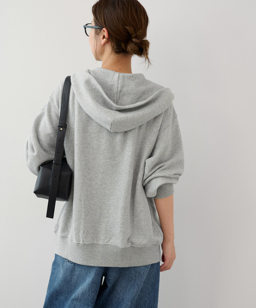 JOURNAL STANDARD relume（ジャーナルスタンダード　レリューム）の「ラメ裏毛フーディー（パーカー・レディース・アイボリー/グレー・FREE）」の8枚目の写真