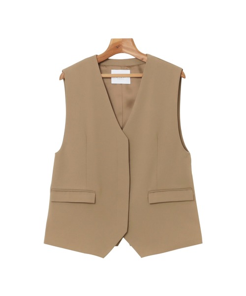 【セール】ノーカラーベスト（ベスト）｜evernavy（エバーネイビー）