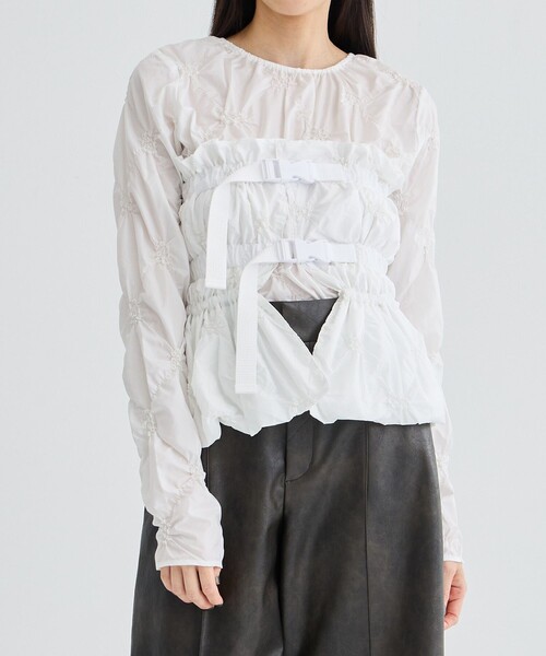 トップス HOUGA dearly bustier HOUGA（ホウガ）の「【HOUGA/ホウガ】dearly bustier