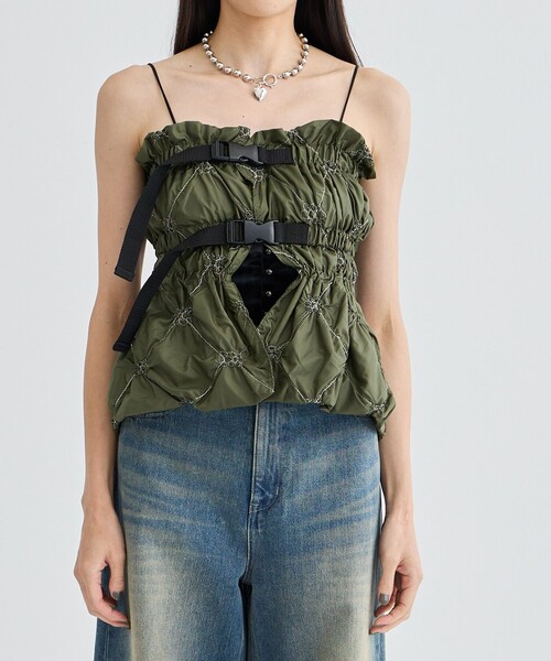トップス HOUGA dearly bustier HOUGA（ホウガ）の「【HOUGA/ホウガ】dearly bustier