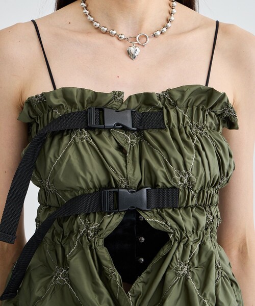 トップス HOUGA dearly bustier HOUGA（ホウガ）の「【HOUGA/ホウガ】dearly bustier