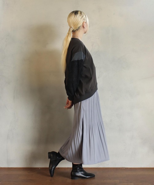 【セール】異素材バルーン袖T（Tシャツ/カットソー）｜kese-moi（ケセモイ）