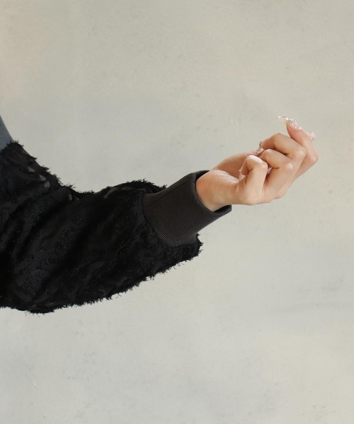 【セール】異素材バルーン袖T（Tシャツ/カットソー）｜kese-moi（ケセモイ）