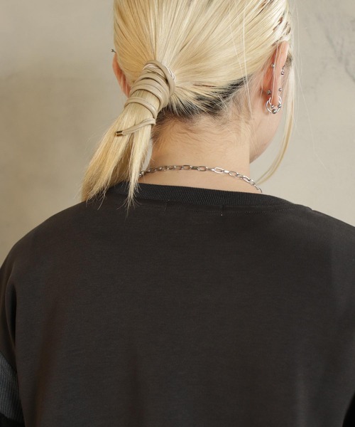 【セール】異素材バルーン袖T（Tシャツ/カットソー）｜kese-moi（ケセモイ）