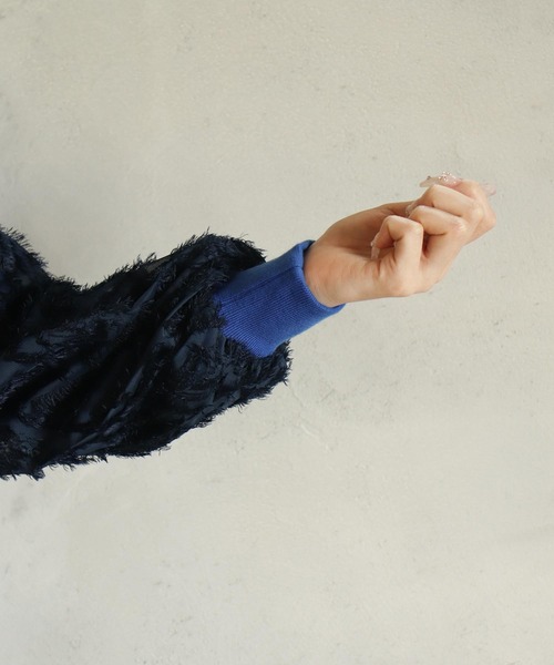 【セール】異素材バルーン袖T（Tシャツ/カットソー）｜kese-moi（ケセモイ）