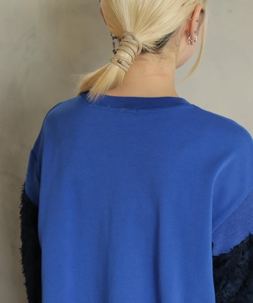 【セール】異素材バルーン袖T（Tシャツ/カットソー）｜kese-moi（ケセモイ）