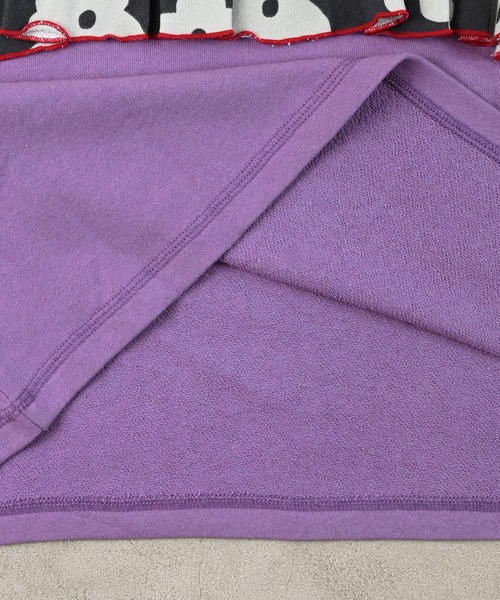 CALMIA(カルミア)の「フラワープリントバックフリルトレーナー(スウェット・キッズ・オフホワイト/オレンジ/パープル・150/140/130/120/110/100/95/90/80)」の14枚目の写真