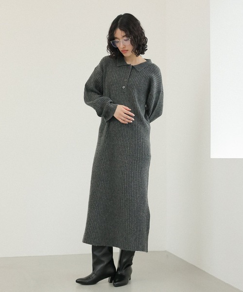 古着 ワンピース 中古・古着通販】led.tokyo (レッドトーキョー) ノースリーブニット