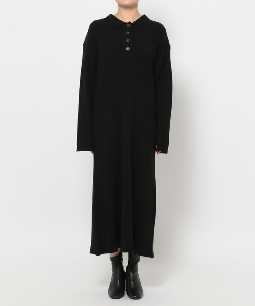 LEPSIM（レプシィム）の「7ゲージアソート長袖ワンピース　133389（ワンピース・レディース・ブラック/マルチ/チャコールグレー・FREE）」の14枚目の写真