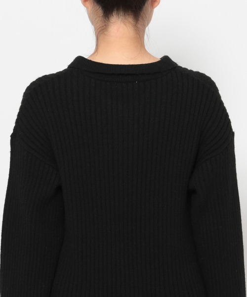 LEPSIM（レプシィム）の「7ゲージアソート長袖ワンピース　133389（ワンピース・レディース・ブラック/マルチ/チャコールグレー・FREE）」の20枚目の写真