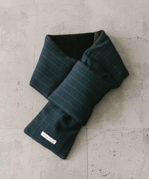 URBAN RESEARCH DOORS（アーバンリサーチドアーズ）の「ダウンマフラー（マフラー・メンズ・ブラウン系その他/グレー系その他/グリーン系その他/ネイビー/グレー・-）」の4枚目の写真