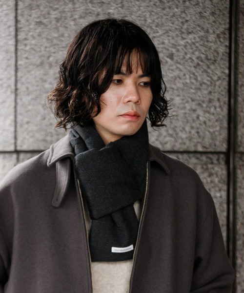 URBAN RESEARCH DOORS（アーバンリサーチドアーズ）の「ダウンマフラー（マフラー・メンズ・ブラウン系その他/グレー系その他/グリーン系その他/ネイビー/グレー・-）」の8枚目の写真