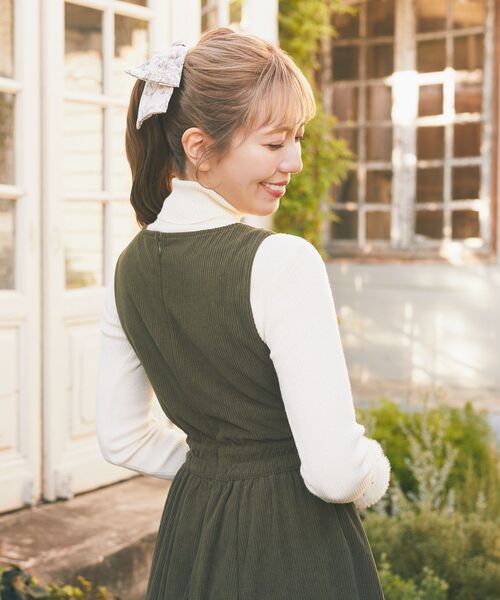 Areeam（アリーム）の「コーデュロイジャンバースカート（ジャンパースカート・レディース・ダークグリーン/ブルー系その他7・FREE）」の12枚目の写真