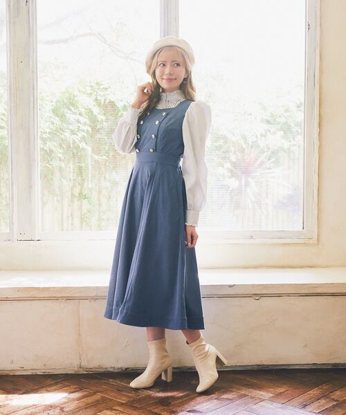 Areeam（アリーム）の「コーデュロイジャンバースカート（ジャンパースカート・レディース・ダークグリーン/ブルー系その他7・FREE）」の22枚目の写真