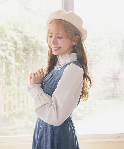 Areeam（アリーム）の「コーデュロイジャンバースカート（ジャンパースカート・レディース・ダークグリーン/ブルー系その他7・FREE）」の16枚目の写真