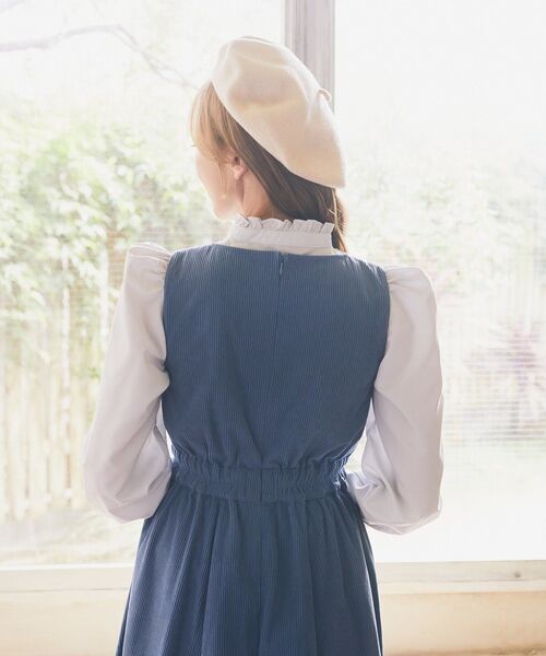 Areeam（アリーム）の「コーデュロイジャンバースカート（ジャンパースカート・レディース・ダークグリーン/ブルー系その他7・FREE）」の17枚目の写真