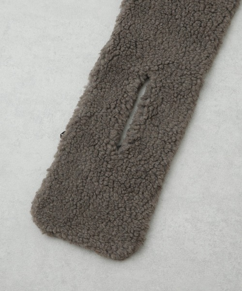 ORCIVAL(オーシバル)の「ORCIVAL/BOA MUFFLER(マフラー・レディース・カーキブラウン/アイボリー・FREE)」の8枚目の写真