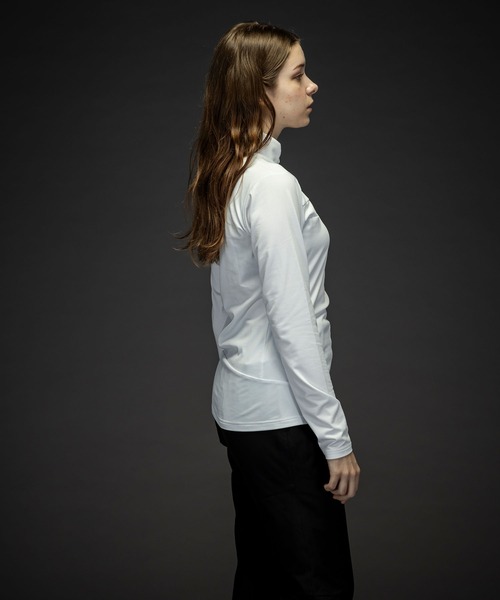 phenix(フェニックス)の「phenix(フェニックス)Gold Accent 1/2 Zip Tee ゴールドアクセントWs1/2ジップティー/Middle レディース/スキーウェア/インナー(その他トップス・レディース・ブラック/ターコイズブルー/ネイビー/コーラル/ホワイト・S/M/L)」の8枚目の写真