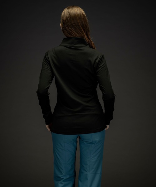 phenix(フェニックス)の「phenix(フェニックス)Gold Accent 1/2 Zip Tee ゴールドアクセントWs1/2ジップティー/Middle レディース/スキーウェア/インナー(その他トップス・レディース・ブラック/ターコイズブルー/ネイビー/コーラル/ホワイト・S/M/L)」の10枚目の写真