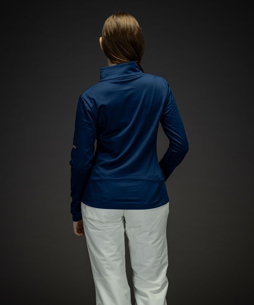 phenix(フェニックス)の「phenix(フェニックス)Gold Accent 1/2 Zip Tee ゴールドアクセントWs1/2ジップティー/Middle レディース/スキーウェア/インナー(その他トップス・レディース・ブラック/ターコイズブルー/ネイビー/コーラル/ホワイト・S/M/L)」の13枚目の写真