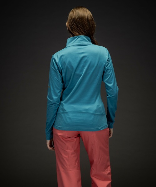 phenix(フェニックス)の「phenix(フェニックス)Gold Accent 1/2 Zip Tee ゴールドアクセントWs1/2ジップティー/Middle レディース/スキーウェア/インナー(その他トップス・レディース・ブラック/ターコイズブルー/ネイビー/コーラル/ホワイト・S/M/L)」の16枚目の写真