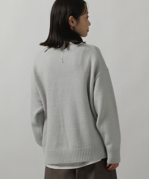 LAKOLE（ラコレ）の「7ゲージタートルニットプルオーバー / 231665（ニット/セーター・レディース・ライム/ピンク/チャコールグレー/グレー・FREE）」の14枚目の写真