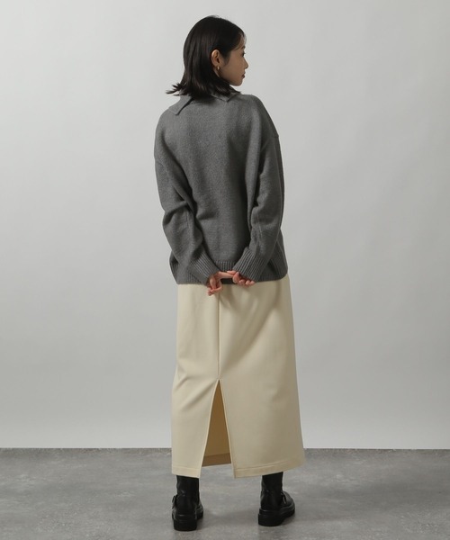 LAKOLE（ラコレ）の「7ゲージタートルニットプルオーバー / 231665（ニット/セーター・レディース・ライム/ピンク/チャコールグレー/グレー・FREE）」の7枚目の写真