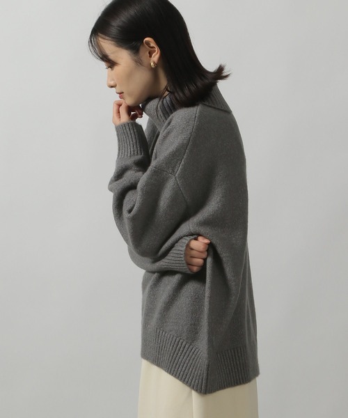LAKOLE（ラコレ）の「7ゲージタートルニットプルオーバー / 231665（ニット/セーター・レディース・ライム/ピンク/チャコールグレー/グレー・FREE）」の8枚目の写真