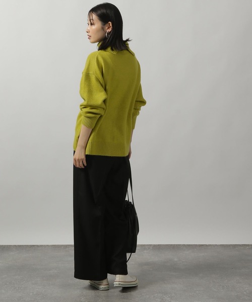 LAKOLE（ラコレ）の「7ゲージタートルニットプルオーバー / 231665（ニット/セーター・レディース・ライム/ピンク/チャコールグレー/グレー・FREE）」の17枚目の写真