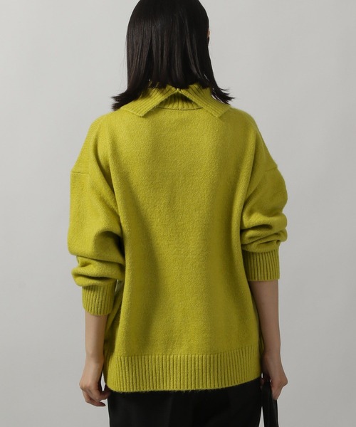 LAKOLE（ラコレ）の「7ゲージタートルニットプルオーバー / 231665（ニット/セーター・レディース・ライム/ピンク/チャコールグレー/グレー・FREE）」の20枚目の写真