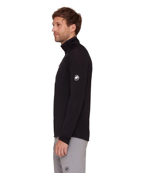 Mammut(マムート)の「エナジー ライト ミッドレイヤー ハーフ ジップ プル アジアンフィット メン / Aenergy Light ML Half Zip Pull AF Men(Tシャツ/カットソー・メンズ・ブラック・MEDIUM/SMALL/LARGE/X-LARGE)」の6枚目の写真