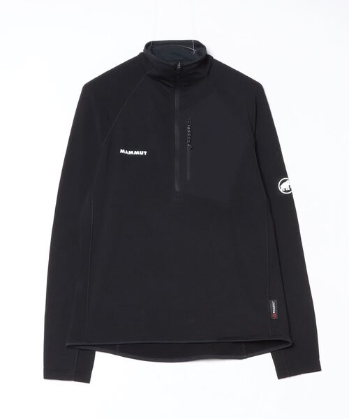 Mammut(マムート)の「エナジー ライト ミッドレイヤー ハーフ ジップ プル アジアンフィット メン / Aenergy Light ML Half Zip Pull AF Men(Tシャツ/カットソー・メンズ・ブラック・MEDIUM/SMALL/LARGE/X-LARGE)」の7枚目の写真